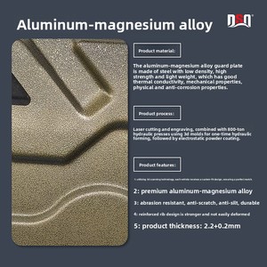 Placa Protectora de Chasis Serie Nueva Energía, Armadura Inferior Resistente al Desgaste y a Impactos, Juego de Cinco Piezas para BYD Song L - Product Image 4