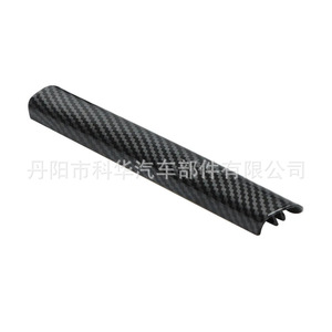 แถบตกแต่งมือจับประตูภายในฟอร์ด CJ5Z7822621BA สีดำลายคาร์บอนด้านหลัง ABS - Product Image 5