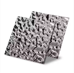 EX673 201 304 316 Stamped Finish Water Ripple Effect Texture Decorative Stainless Steel <b>Sheet</b> for Ceiling Decoration - Product Image 1