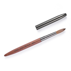 KADS 100% Pure Kolinsky Sable Acrylic Brush MAX 14# 16# Professional Red Wood French Gel Brush <b>Nail</b> Painting Brush - Product Image 6