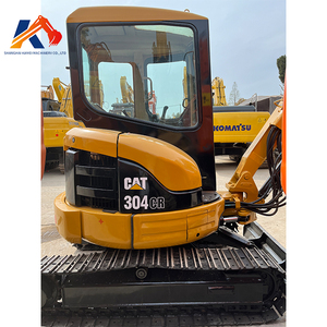 Mini excavadora usada CAT Caterpillar 304CR 304 de 4 toneladas, excavadora de cadenas original japonesa con motor Yanmar y giro trasero. - Product Image 1