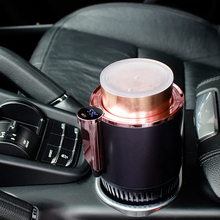 New Popular Creative Smart 12V Electric Car Cooler Electric Cup Holder Smart Car Cup Cooler And Warmer