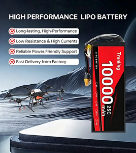 Высокопроизводительный литий-ионный аккумулятор Ultra Discharge 10000 мАч 3.7В (LiPo) 6S 12S 14S для радиоуправляемых моделей автомобилей, лодок, самолетов - Product Image 2