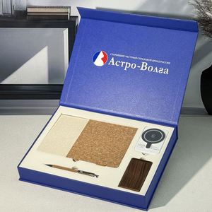 Business Gift <b>Set</b> <b>Notebook</b> Notepad U Disk Business Card Box Paper Material Custom Packaging Graduation Prize Gift UV Printing - Product Image 6