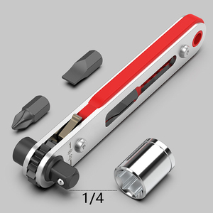 Juego de Destornilladores Magnéticos Multifuncionales con Cabezal Giratorio en Ángulo Recto, Ultra Cortos, con Forma de Cruz - Product Image 3
