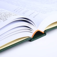 Service de reliure de livres en cuir rigide vert sur mesure de haute qualité avec design de dos durable pour journaux et albums haut de gamme