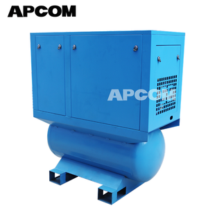 เครื่องอัดอากาศแบบสกรู APCOM 15kW ออลอินวัน กำลัง 20 แรงม้า ถังลม 600 ลิตร สำหรับงานหนัก ประสิทธิภาพสูง สำหรับอุตสาหกรรม - Product Image 4