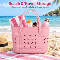 Grand sac fourre-tout de plage en EVA léger, écologique, imperméable, moulé, en forme de seau, pour les voyages, les courses, les activités de plein air et tout le reste