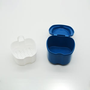 Custodia per vassoio dentale in plastica a doppio strato portatile personalizzata per la conservazione della protesi - Product Image 4