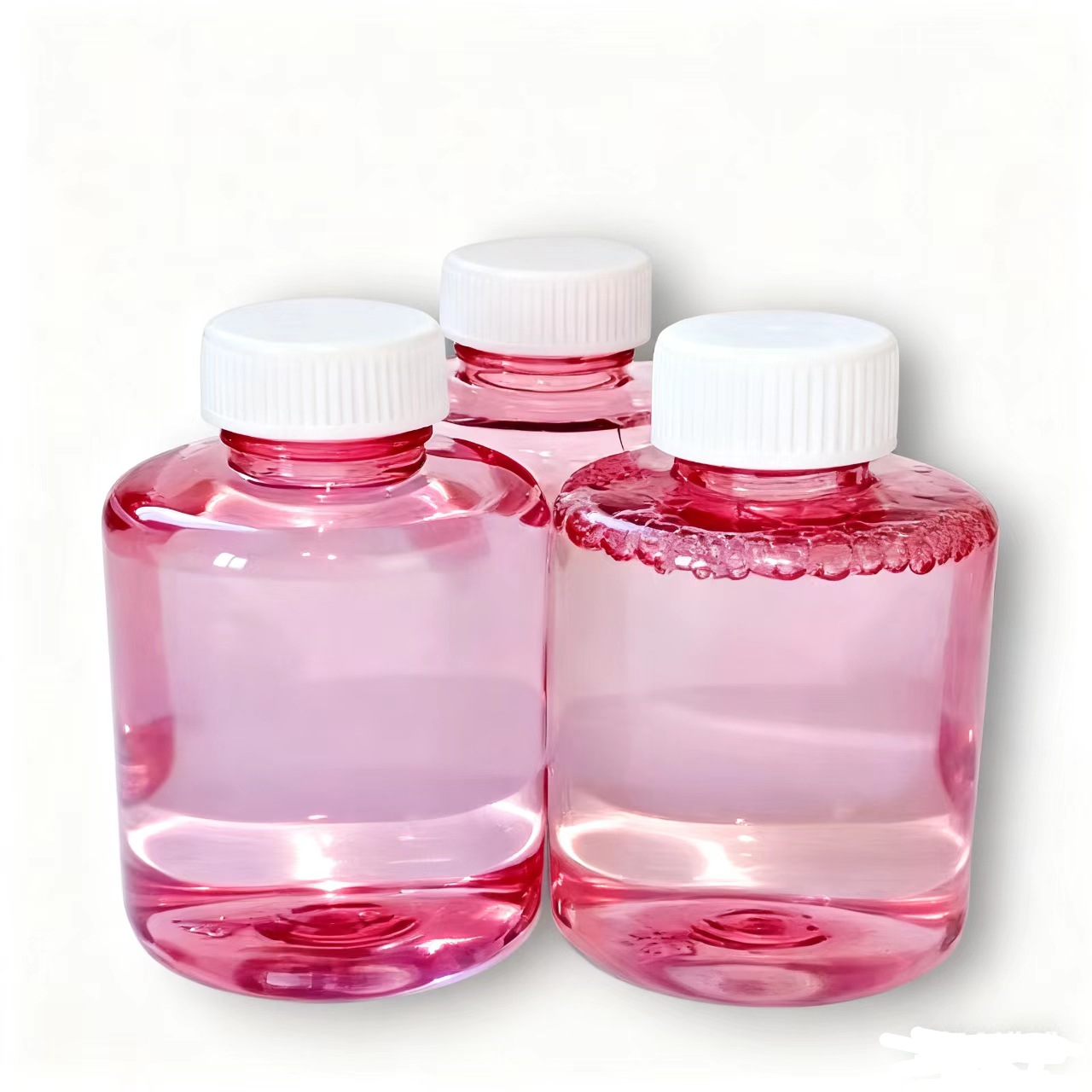 Three bottles of bubble solution [for immediate use]