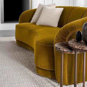 Hoteles Tiendas <span class=keywords><strong>de</strong></span> ropa Salones <span class=keywords><strong>de</strong></span> belleza Salas <span class=keywords><strong>de</strong></span> exposiciones Muebles <span class=keywords><strong>de</strong></span> sala <span class=keywords><strong>de</strong></span> estar ligeros Conjunto <span class=keywords><strong>de</strong></span> sofá curvo <span class=keywords><strong>de</strong></span> terciopelo <span class=keywords><strong>de</strong></span> lujo Nórdico - Product Image 2