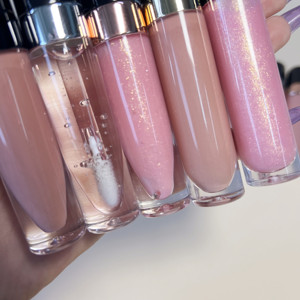 Vente en gros échantillon gratuit de glazer à lèvres multicolore en gelée de couleur nude avec logo personnalisé - Product Image 4