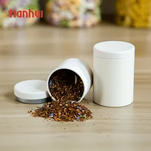 Tianhui-lata de lata blanca pequeña, 2oz, 4oz, lata ligera con tapa, Logo personalizado