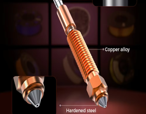 อัพเกรดฮอตเอนด์แบบไหลแรงสูงสำหรับเครื่องพิมพ์ 3 มิติ Creality K1 Max/K1C/K1SE/K1 ซีรีส์ หัวฉีดแบบเปลี่ยนเร็ว บล็อกทำความร้อนเซรามิก - Product Image 5