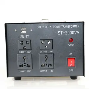 Toroidal Step Up Transformer convert 110V input to 220V output 1500VA power