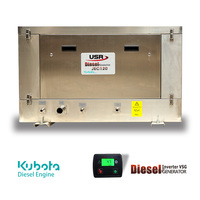 16kw 20kva deniz suyu soğutmalı küçük mini sessiz dizel taşınabilir deniz marin güç jeneratörleri sessiz fisher panda yat