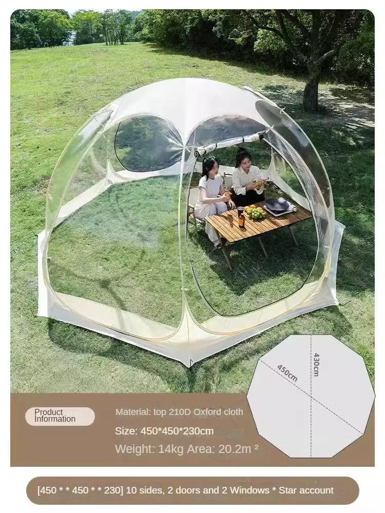 [6-12 personnes Tente étoilée]-[4.5*4.5*2.2m]