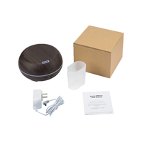 Humidificateur d'air ultrasonique à brume fraîche portable 500 ml Grain de bois clair Diffuseur d'huiles essentielles pour la maison Bureau Yuga
