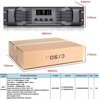 Amplificateur de puissance Audio professionnel 3U 4 canaux Equipmentamplifierspeaker pour grand amplificateur de son de haut-parleurs de tableau de ligne de Concert