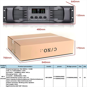 Amplificateur de puissance <span class=keywords><strong>Audio</strong></span> professionnel 3U 4 canaux Equipmentamplifierspeaker pour grand amplificateur de son de haut-parleurs de tableau de ligne de Concert - Product Image 2