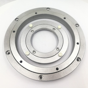 Kebisingan Rendah 360 Derajat Rotasi Halus 5 Inci 120 Mm Aluminium Lazy Susan untuk Meja Mebel