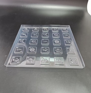 Блистерные лотки для шоколада одноразовые лотки для домашних животных и пластиковые Квадратные Вставки лоток для шоколадных батончиков для закусок лоток для упаковки - Product Image 3