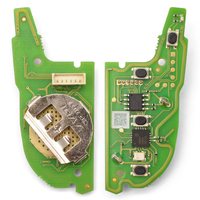 Clé de voiture télécommandée Xhorse Flip XKKF20EN de remplacement automatique 433Mhz 315Mhz pour véhicule