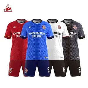 Custom Design Sublimação Futebol Veste Uniformes Sportswear Camisas De Futebol Definir Equipe Clube Homens Camisas De Futebol