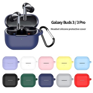 Funda Protectora de Silicona Sólida para Auriculares <span class=keywords><strong>Samsung</strong></span> <span class=keywords><strong>Galaxy</strong></span> <span class=keywords><strong>Buds</strong></span> 3/3 Pro/3 FE/2Pro/Live, Funda Antiarañazos para Auriculares - Product Image 1