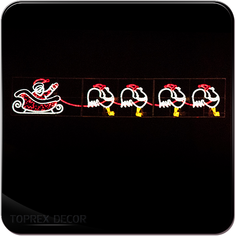 Toprex Decor Custom LED Christmas Motif Lights - Outdoor Decoration Lighting