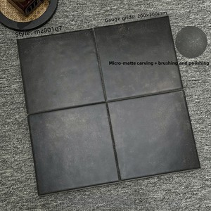 Carreaux de sol en céramique de style vintage en pierre <span class=keywords><strong>calcaire</strong></span> mate Wabi-Sabi antidérapants 200x200mm pour salle de bain, balcon, terrasse, garantie 5 ans - Product Image 6
