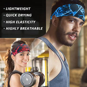عصابة رأس للجنسين من المصنع مع امتصاص للعرق مطرزة من القطن لعيد الميلاد والهلويد للتنس - Product Image 4