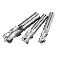 Outils de découpe CNC, fraises à queue droite DIN844 HSS M2 M35 à 4 dents