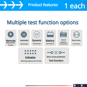 Testeur de charge électronique programmable DC haute puissance Guangqin KL7100, capacité de la batterie, résistance interne, carte de protection - Product Image 3