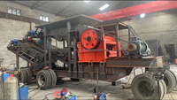 Concasseur à mâchoires Euro mobile 1800x1800 300-400 TPH pour le concassage de pierres de carrière, de minerai et d'agrégats