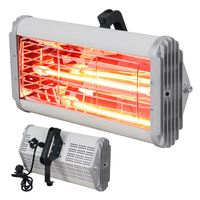 Lampe de séchage infrarouge portative à ondes courtes 1200 W, économique et très demandée, pour la peinture automobile et le séchage de peinture