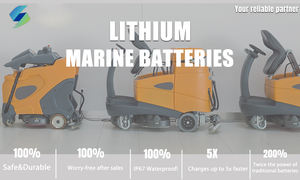 地板清洗机用小尺寸大容量锂电池Lifepo4 24v 60ah - Product Image 4