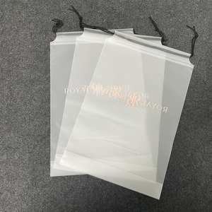 भारी शुल्क पॉलिएस्टर पारदर्शी ड्रा स्ट्रिंग पैकेजिंग भंडारण बैग शांत पाले सेओढ़ लिया ईवा Drawstring बैग - Product Image 6
