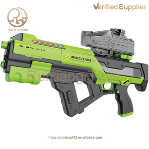 3 1 pistola de água elétrica automática para crianças adultos bico duplo brinquedo de grande capacidade de alta pressão para o verão ao ar livre divertido plástico - Product Image 5