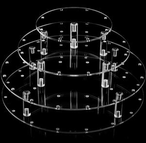 Bán buôn 3 Tier Vòng Rõ Ràng <span class=keywords><strong>Acrylic</strong></span> Bánh Pop Đứng Nhựa <span class=keywords><strong>Lollipop</strong></span> Đứng - Product Image 6