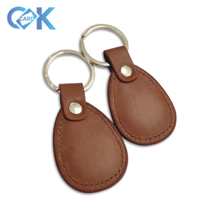 Bán Hot Tùy Chỉnh <span class=keywords><strong>13.56Mhz</strong></span> Da PU RFID Keyfob <span class=keywords><strong>Key</strong></span> <span class=keywords><strong>Tag</strong></span> - Product Image 2
