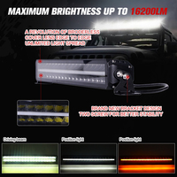 Proyector láser Atv Utv Drl, barra de luz Led delgada para techo, barra de luces para coche y camión Wrangler