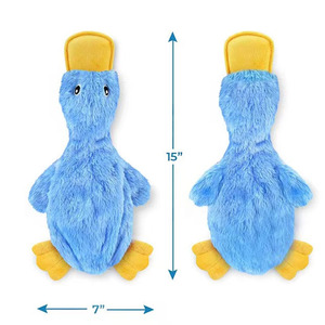Yavru kırışık ördek Pet malzemeleri ile Squeak peluş köpek oyuncaklar köpekler için oyuncaklar çiğnemek - Product Image 5