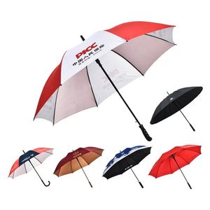 JW82 Wholesale Suppliers Manufacturer 30 Inch <b>Windproof</b> Logo Prints Big Luxury Promotional Branded Golf Large <b>Umbrella</b> With Logo - Product Image 1