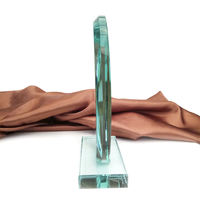 Trophée et Plaque en Cristal Vierge à Sublimation, Personnalisable pour Affaires, Mariages ou Cadeaux d'Honneur