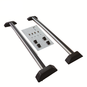 JOESHIER - Barra Transversal de Alta Calidad para Techo de Auto, Portaequipajes para HUMMER H3 2006-2013, Color Negro Plateado, Portaequipajes Superior - Product Image 4