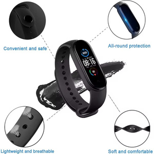 สายนาฬิกาอัจฉริยะสำหรับ <span class=keywords><strong>Mi</strong></span> <span class=keywords><strong>band</strong></span> 7 Miband7สายรัดข้อมือยางซิลิกอนสำหรับ Xiaomi Smart <span class=keywords><strong>band</strong></span> 10 9 8 - Product Image 6