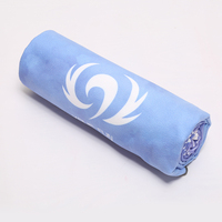 Toalla de Yoga Antideslizante de Microfibra Personalizada al por Mayor con Puntos de PVC para Yoga Caliente, Pilates, Gimnasio, Estudio de Fitness, Pedidos al por Mayor, OEM