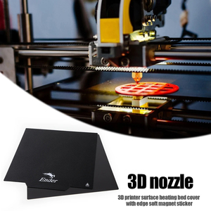 Plaque de construction magnétique flexible 235x235mm autocollant de surface de lit <span class=keywords><strong>chauffant</strong></span> pour imprimante 3D <span class=keywords><strong>Ender</strong></span>-<span class=keywords><strong>3</strong></span>/<span class=keywords><strong>Ender</strong></span>-<span class=keywords><strong>3</strong></span> <span class=keywords><strong>Pro</strong></span>/CR20 - Product Image 4
