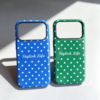 Coque arrière brillante personnalisée avec impression magnétique TPU+PC de luxe pour 18 Pro/Pro Max